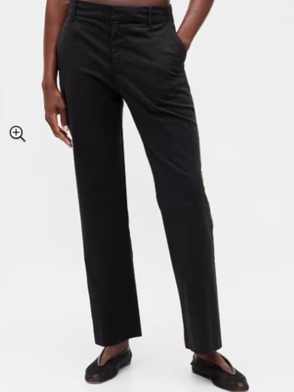 GAP Downtown Khakis in Black